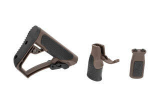 Daniel Defense Furniture Set comes with stock, pistol grip, and M-LOK vertical grip